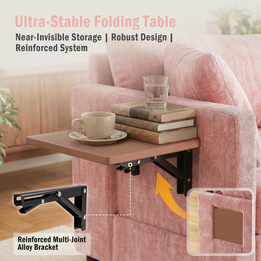 Pink Convertible Sofa Bed with Side Table H56807