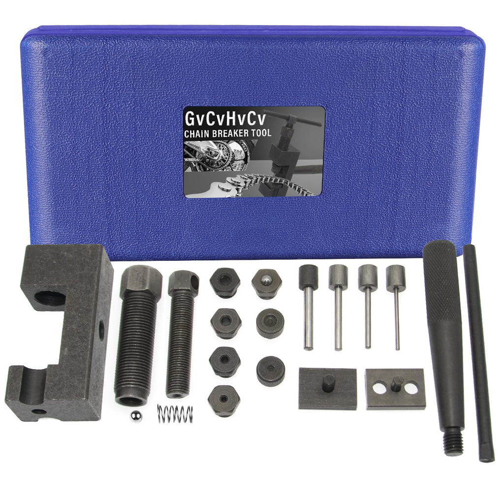 19pc Motorcycle Chain Breaker Rivet Tool Set R549