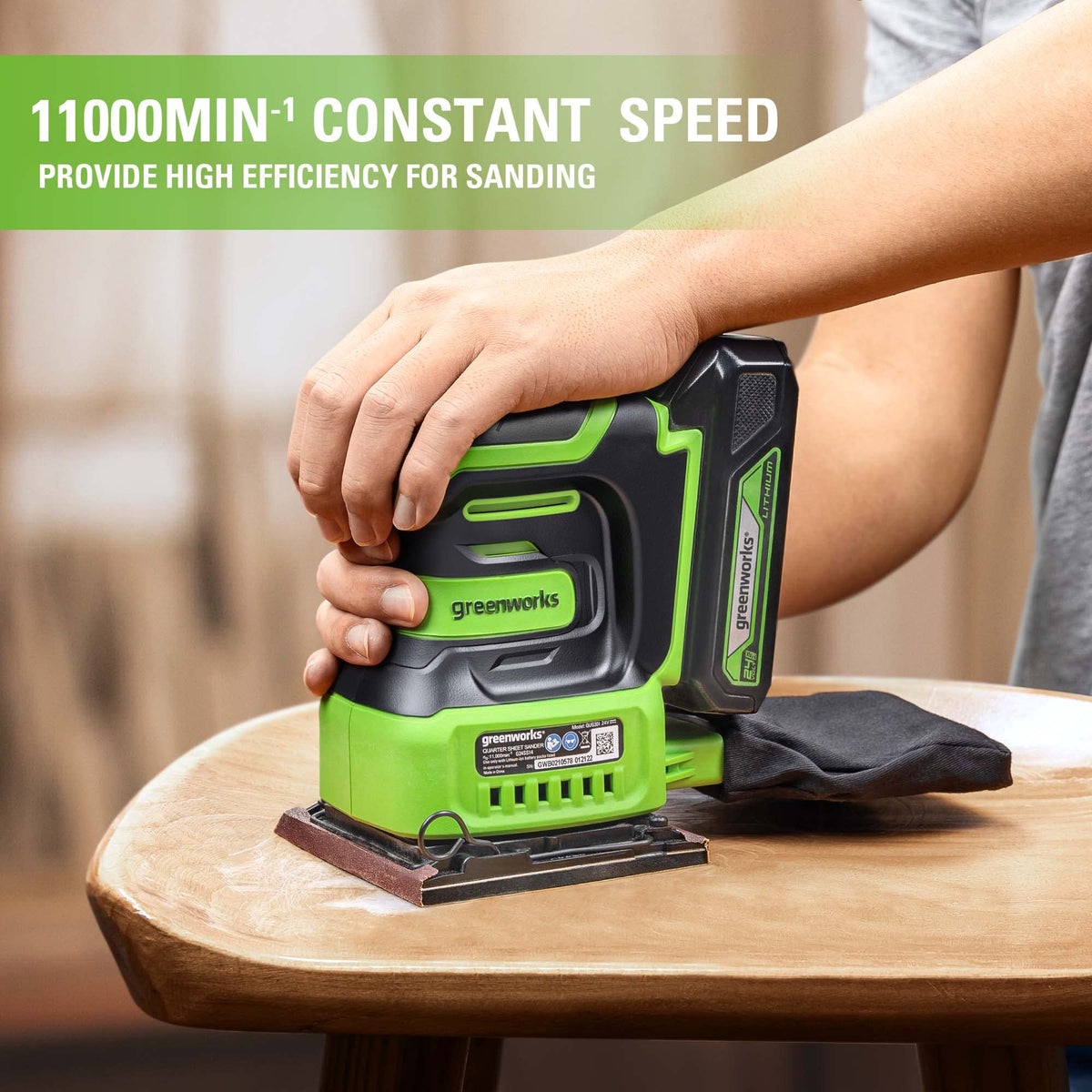 Cordless Quarter Sheet Sander P816