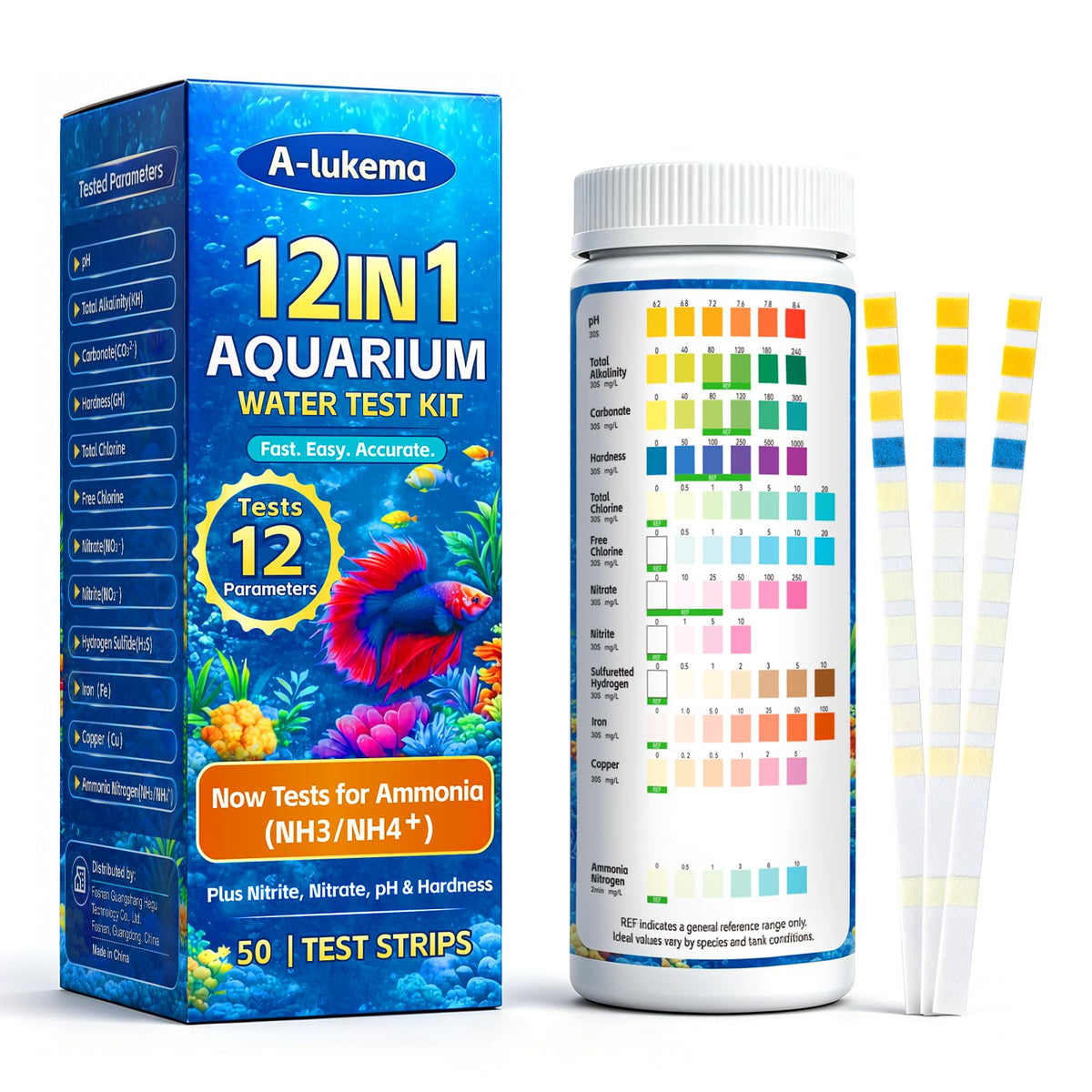 Aquarium Test Strips 50ct A778