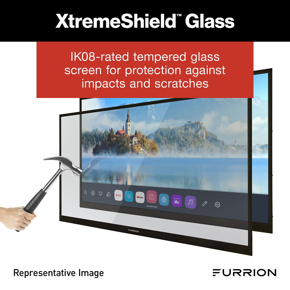 55-Inch 4K Weatherproof Outdoor Smart TV with HDR10 A249