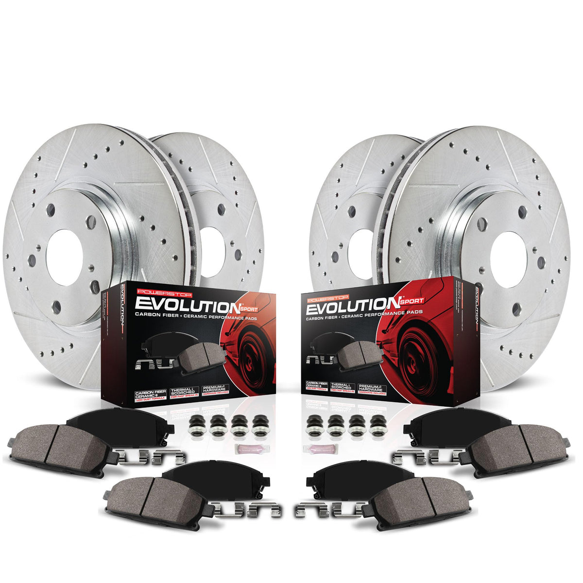 Brake Pad & Rotor Kit Front & Rear B97529
