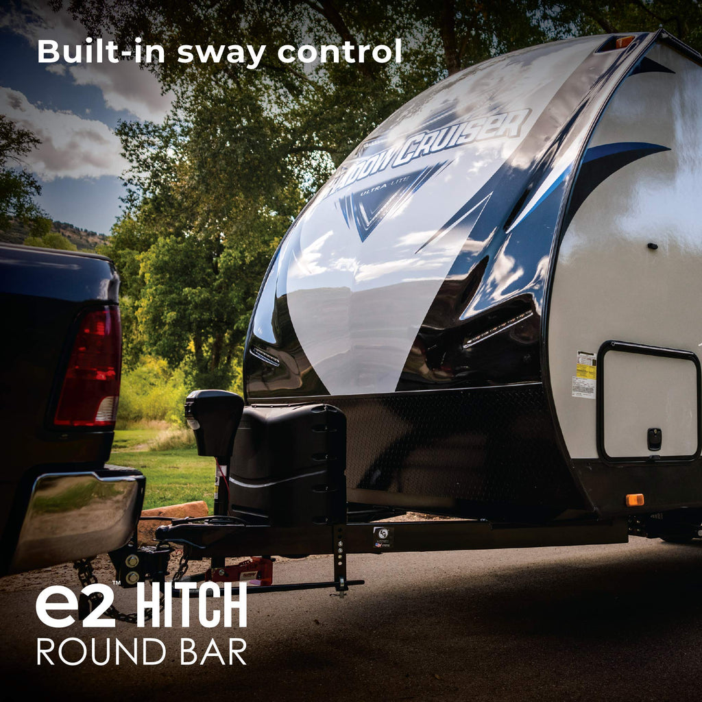 2-Point Sway Control Round Bar Hitch, 8,000 Lbs Trailer Weight Rating P36536