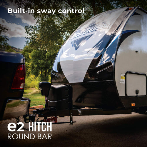 2-Point Sway Control Round Bar Hitch, 8,000 Lbs Trailer Weight Rating P36536