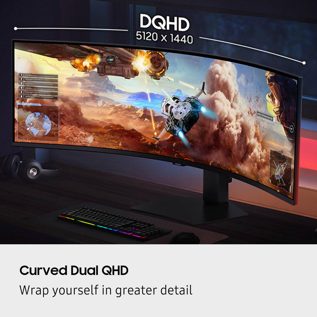 49-inch Curved Ultra-Wide Gaming Monitor N163