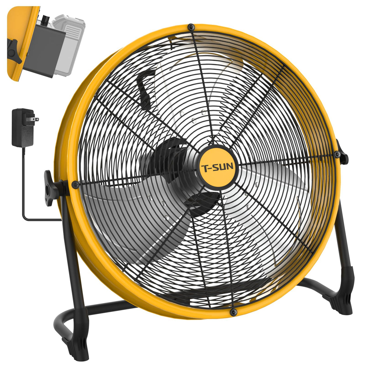 16" Cordless Battery Powered Fan H1987