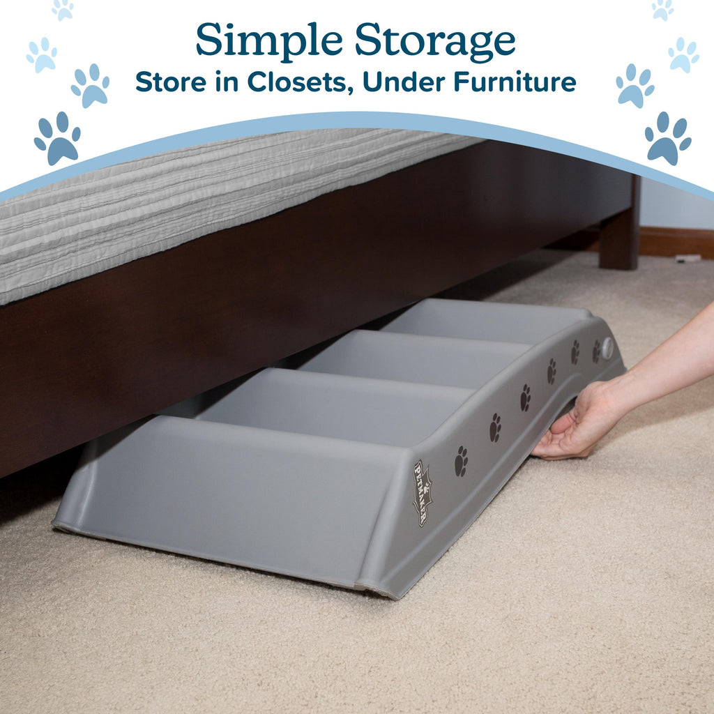 Lightweight Durable Plastic Dog Stairs Z733385