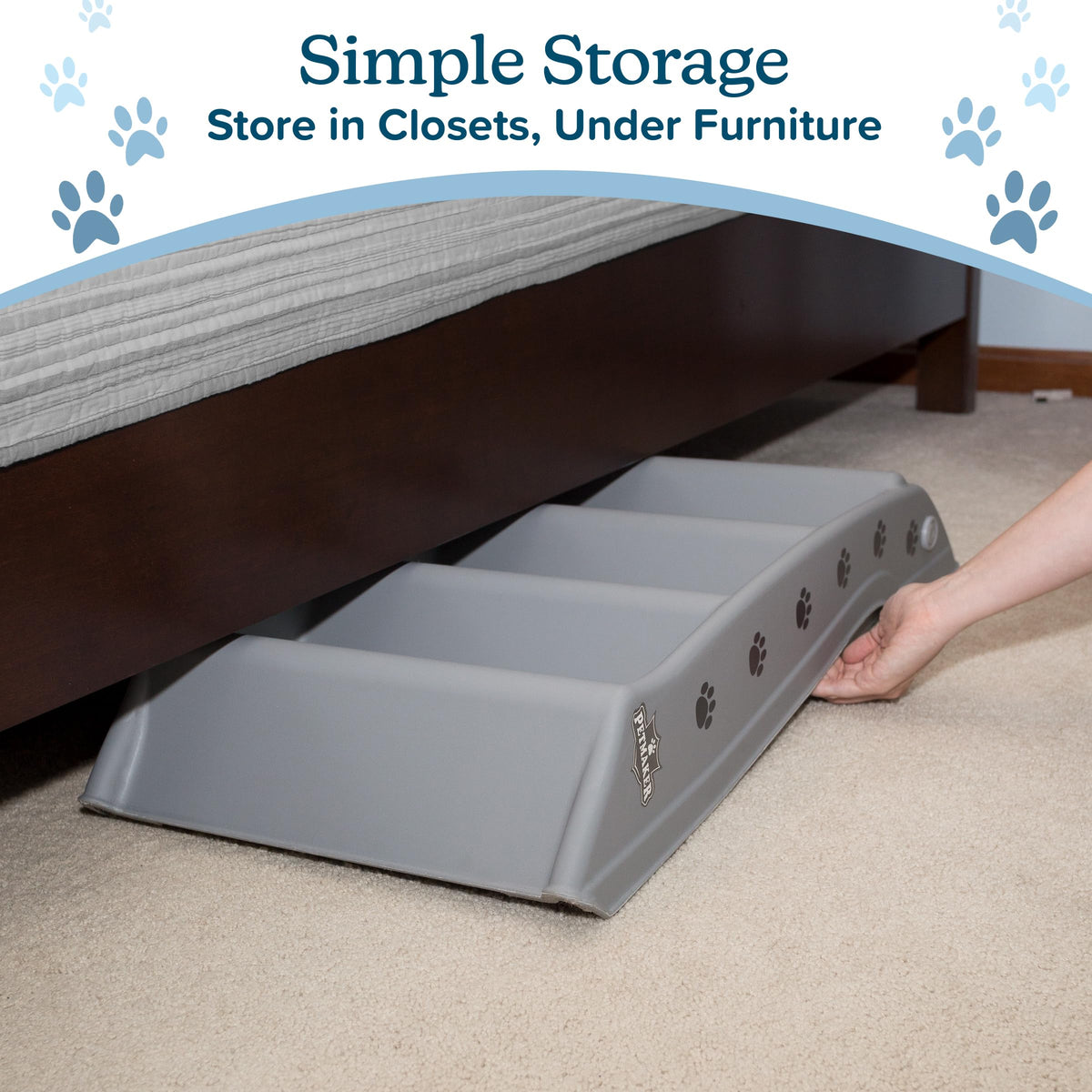 Lightweight Durable Plastic Dog Stairs Z733385