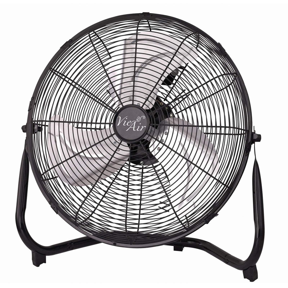 Black 3 Speed Metal Floor Fan M7514