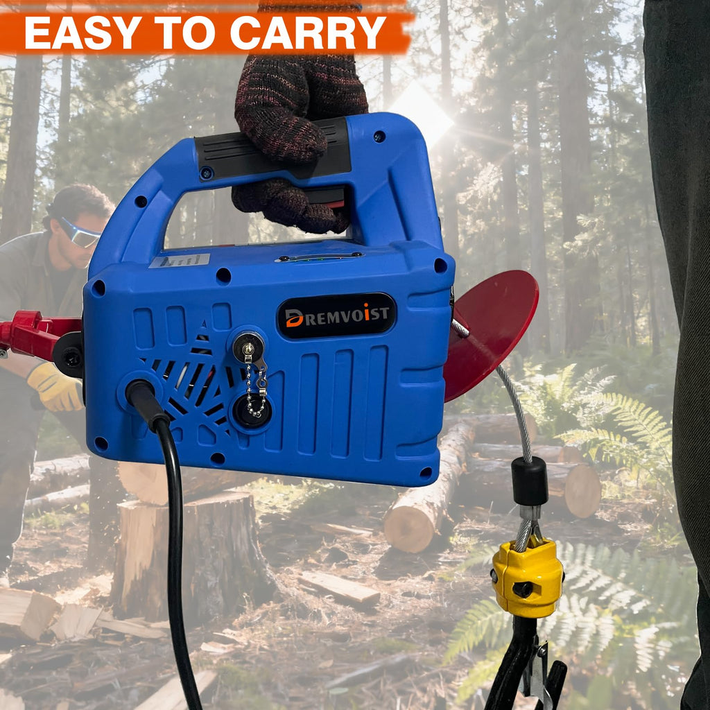 1500lb Portable Electric Hoist Winch X774