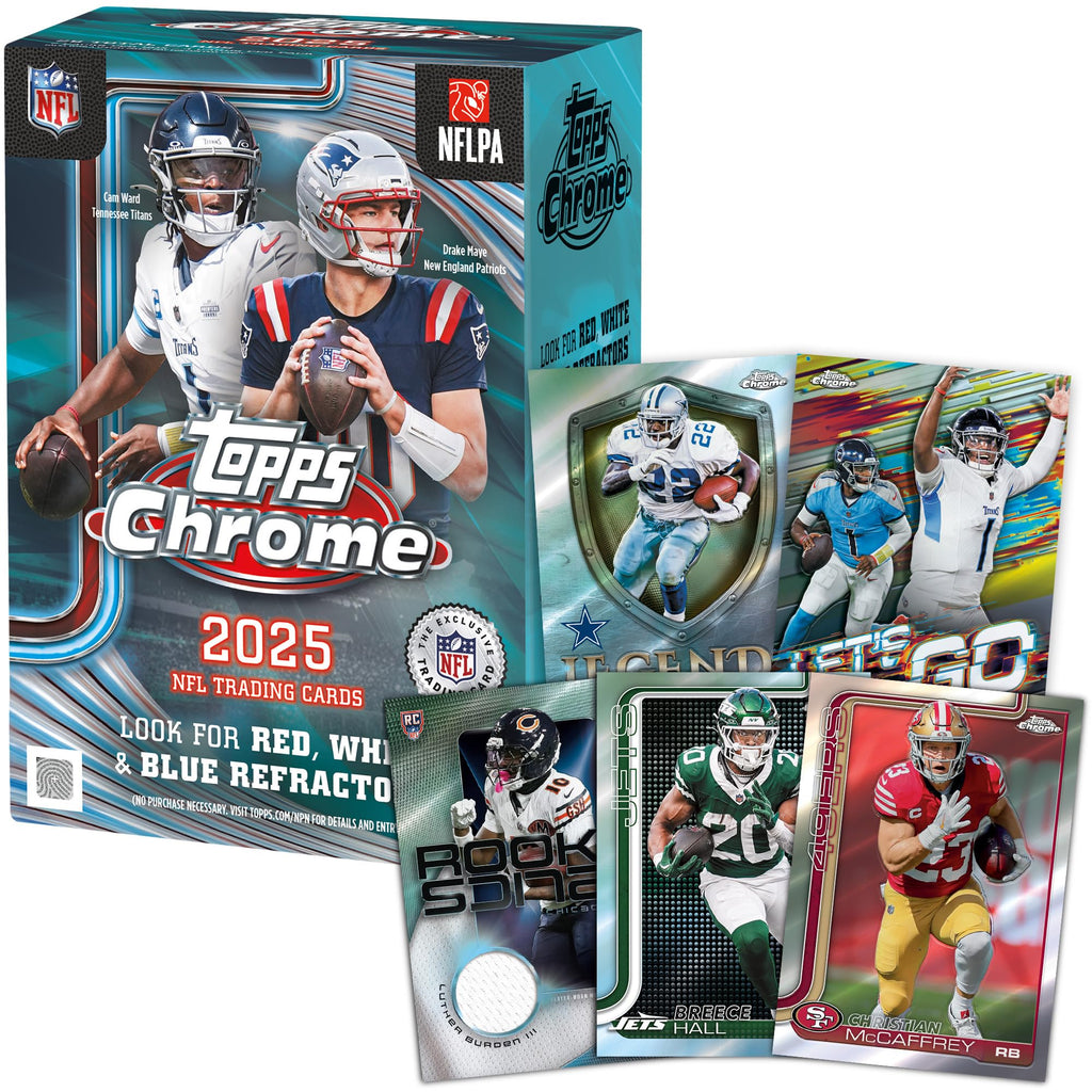 2025 Topps Chrome NFL Football Value Box P5870