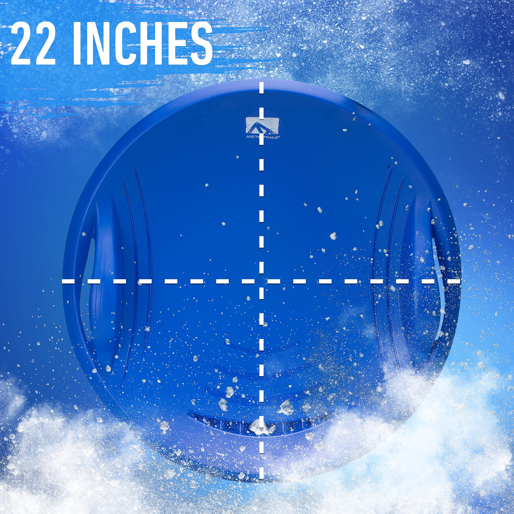 Kids Plastic Snow Sled with Handles Q8562
